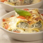 Cannelloni z serem ricotta i szpinakiem