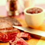 Pieczona wołowina z sosem  bbq