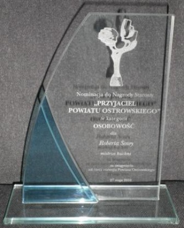 Nominacja do nagrody „Przyjaciel Powiatu Ostrowskiego”